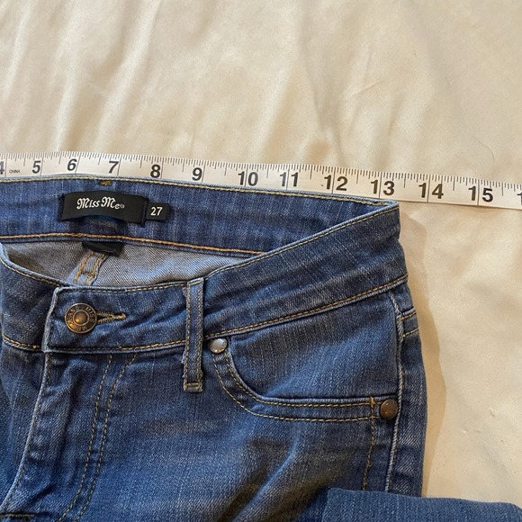Miss Me Jeans Womens 27 Blue Bootcut‎ 5 Pocket Western - Picture 4 of 9